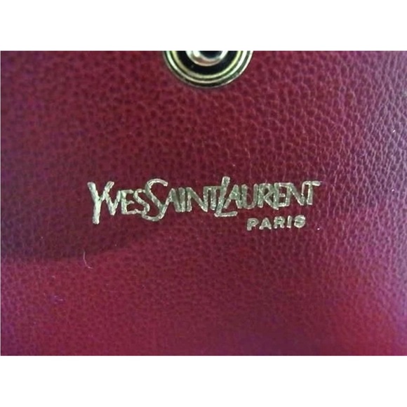 Yves Saint Laurent Red Wallet - Picture 7 of 8
